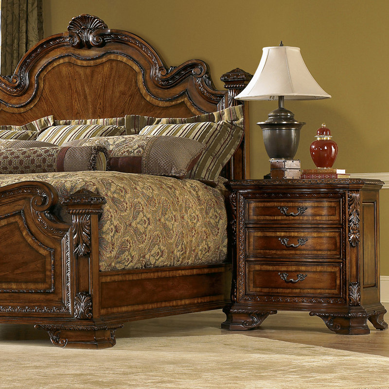 Old World 3 - Drawer Nightstand