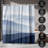 71" x 74" Shower Curtain, Blue Mountain by Tanya Shumkina