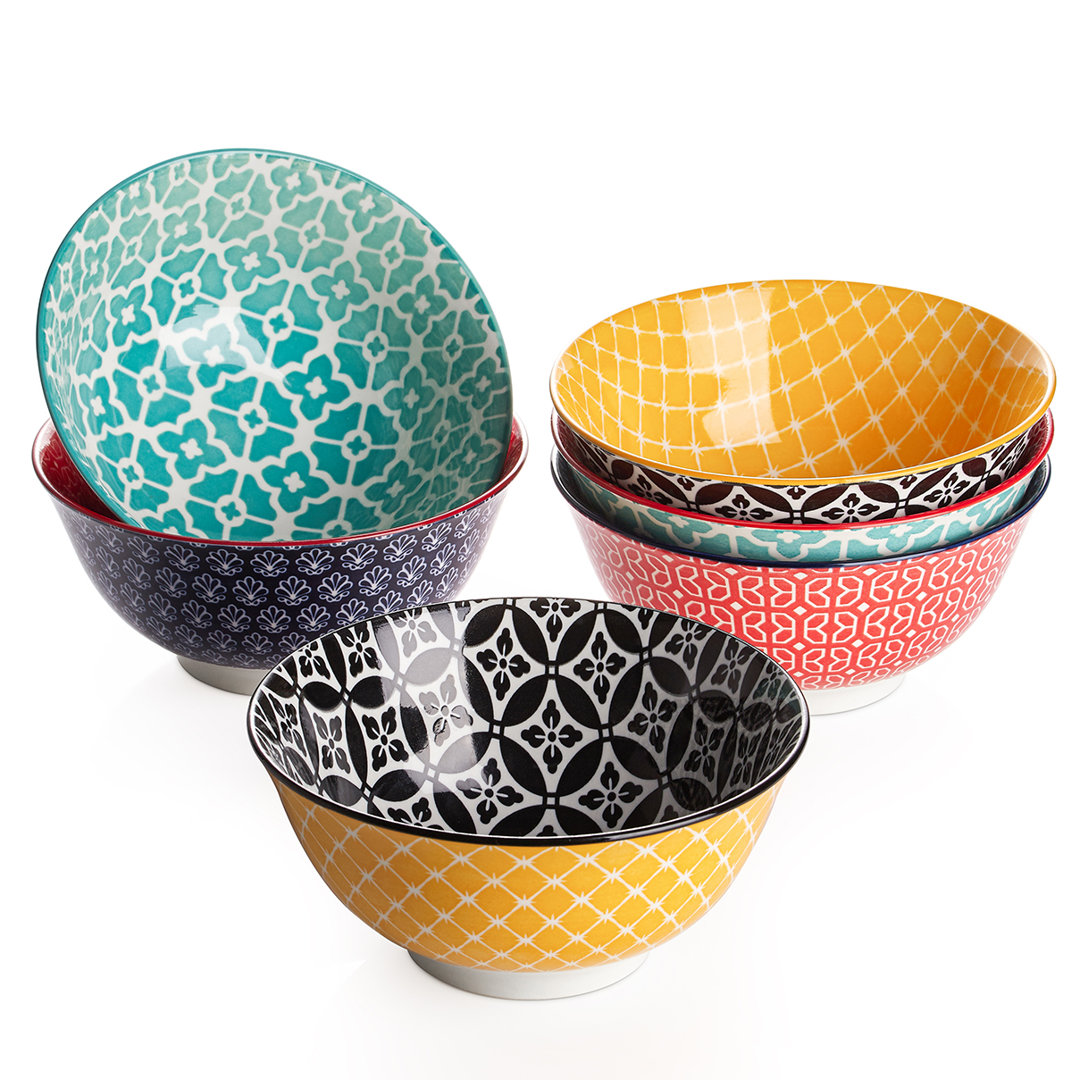 Sealcove 23 oz. 6 Piece Dining Bowl Set (Set of 6) Dakota Fields