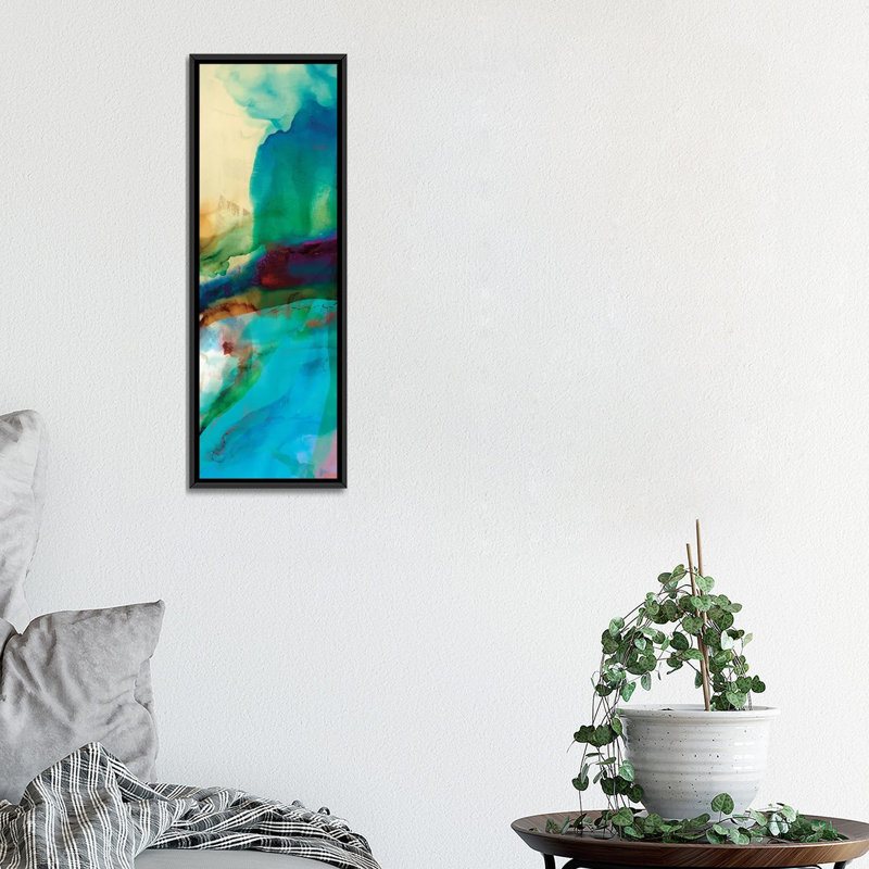 « existential philosophie ii », reproduction d’impression sur toile tendue, H 36 po x l 12 po x P 1,5 po