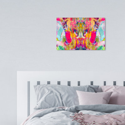 Symmetry - Floater Frame Painting on Canvas
