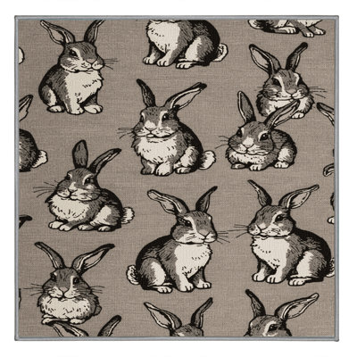  Tapis lavable de lapin