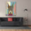 «Red Doberman Pinscher» par Lanre Adefioye, art mural sur toile