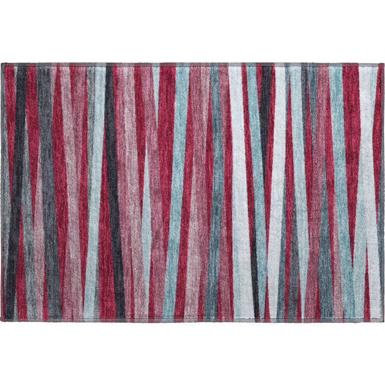 Premium Machine Washable Natoma AMF997 Stripes Rug