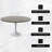 Heatherton Round Metal Base Dining Table-1753726252