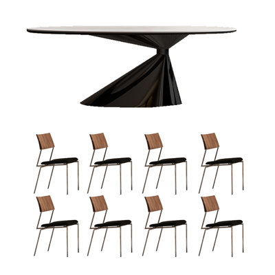 Table et chaises Art Rock