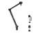Mount-It Adjustable Microphone Boom Arm Suspension Scissor Stand For Studio and Gaming Microphones