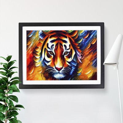 Tiger Vol.1 Abstract - Single Picture Frame Painting