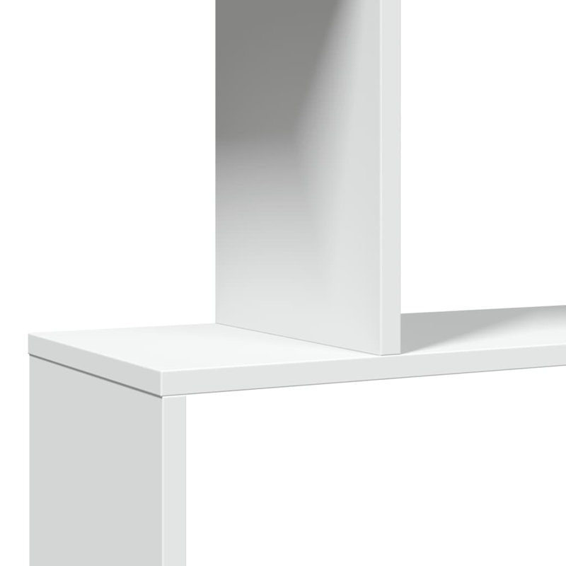 Sekai 70cm W Bookcase, (3 Shelves) 97cm H x 70cm W x 24cm D, White