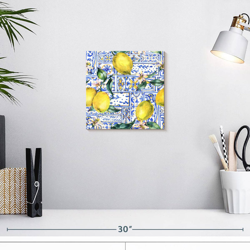 Yarlin Azulejo Citrons, H 10 pi x l 10 pi