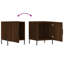 Naidu 40cm W Iron Bedside Table-961057882
