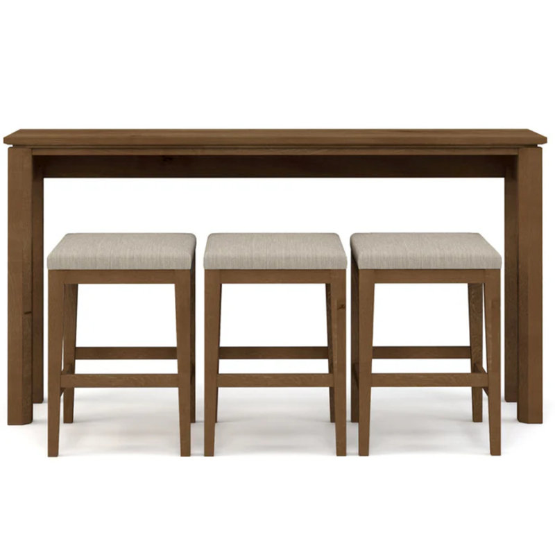 Rustic Oak Gathering Island