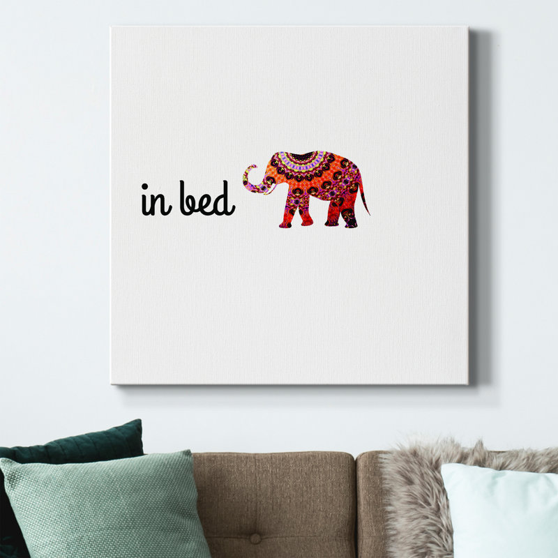 «Namast'ay In Bed II», reproduction sur toile tendue, H 40 po x l 40 po x P 1 po