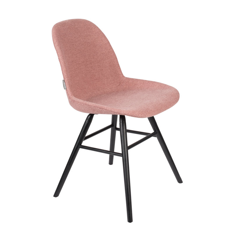 Albert Kuip Upholstered Dining Chair, Pink