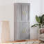 Frankfield 4 Door Manufactured Wood Wardrobe-2003584824