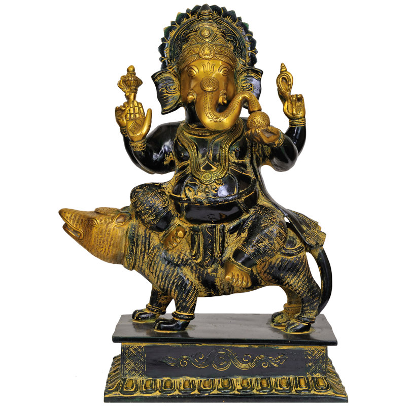 Bhakawan Ganesha assis sur un rat