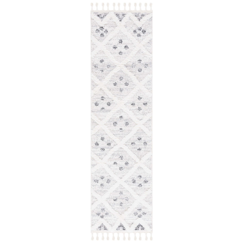 Tapis à poils longs Jeanaya Performance, Tapis de couloir 2 pi 3 po x 8 pi