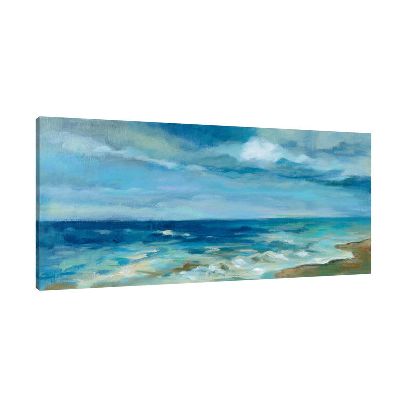«Ocean Waves» par Silvia Vassileva, reproduction sur toile tendue, H 30 po x l 30 po x P 1,5 po