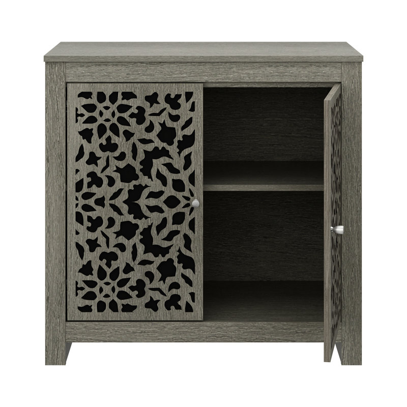 Ensemble de buffet coordonné 3 pièces Norberto, Chêne gris café
