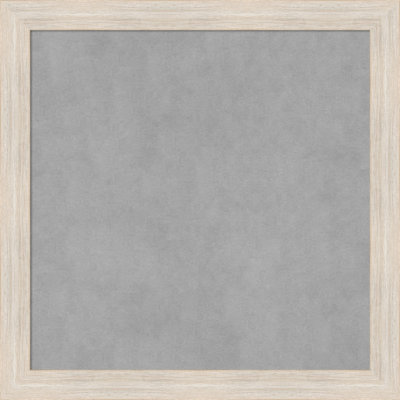 Hardwood White Wash Narrow Framed Magnetic Board