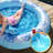Polypropylene Round Inflatable Pool 3'' H x 72'' W x 72'' L