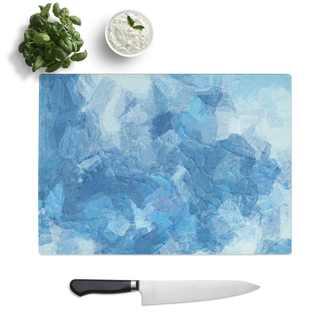 Tempered Glass Burst Bubble Chopping Board