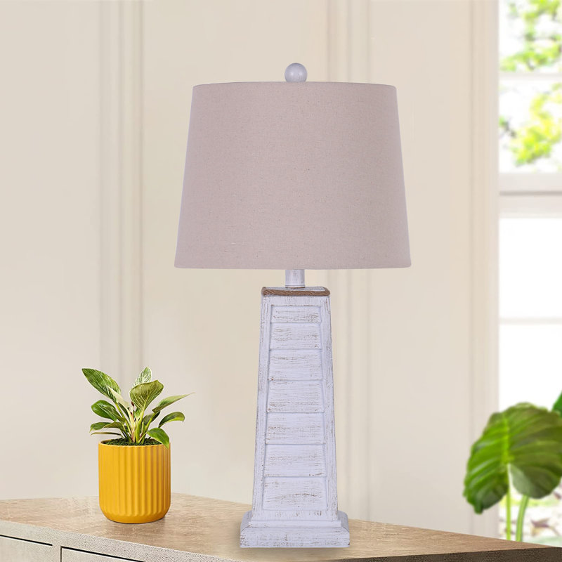 Azhineh Table Lamp, Oatmeal, Antique White