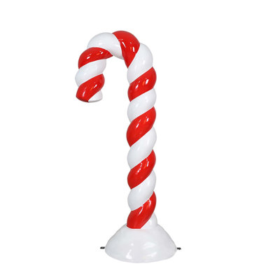 Candy Cane in Snow 6 ft (Red)