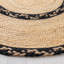 Tapis en jute / coton tissé à la main Triche-112718054