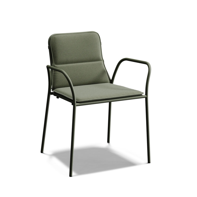 XY Outdoor Dining Chair, Olive