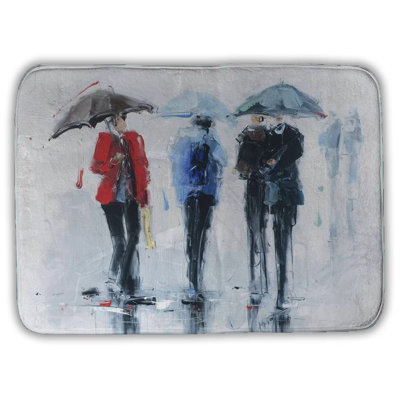 Falwell Microfiber Non-Slip Bath Mat