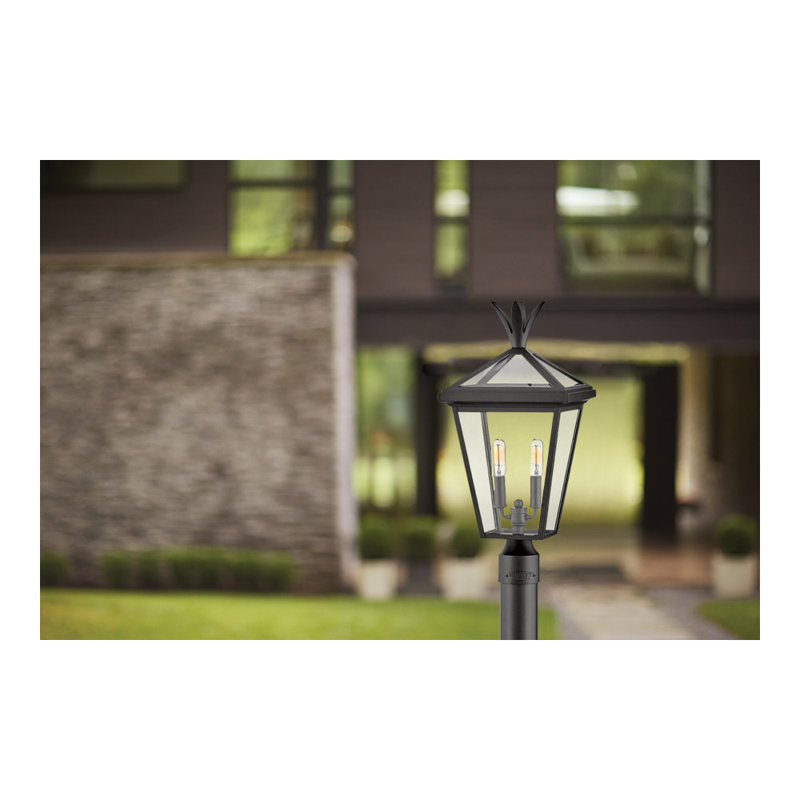 Palma 21.5" Two-Light Aluminum Post Top/Pier Mount Outdoor Lantern