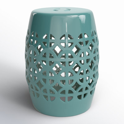 Keaton Porcelain Accent Stool