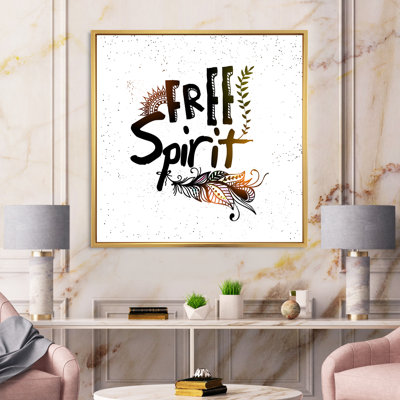 " Ethnic Feather Free Spirit "