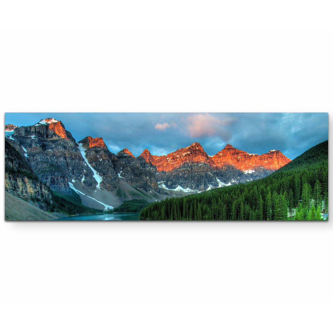 Leinwandbild Moraine See im Banff-Nationalpark – Kanada