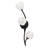 Walker 3-Light Matte Black Wall Sconce
