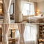 Natural Plastic / Acrylic Curtain Holdback/Tieback