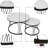 Nesting Coffee Table Set Of 2, Round Side Tables For Living Room, Apartment ()-1568596833