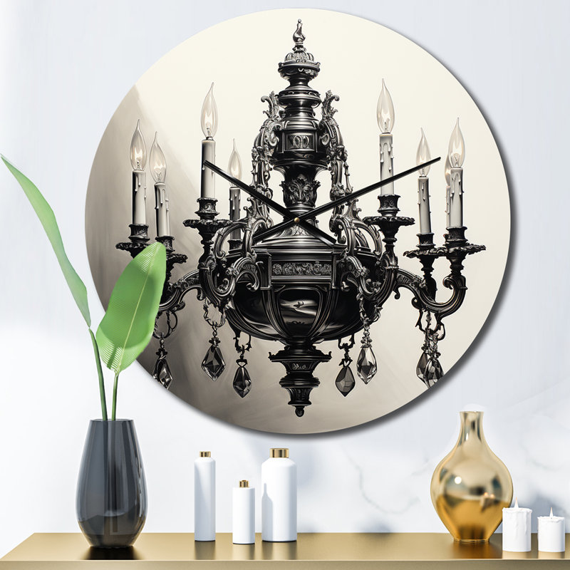 Horloge murale Chandelier, Moyenne