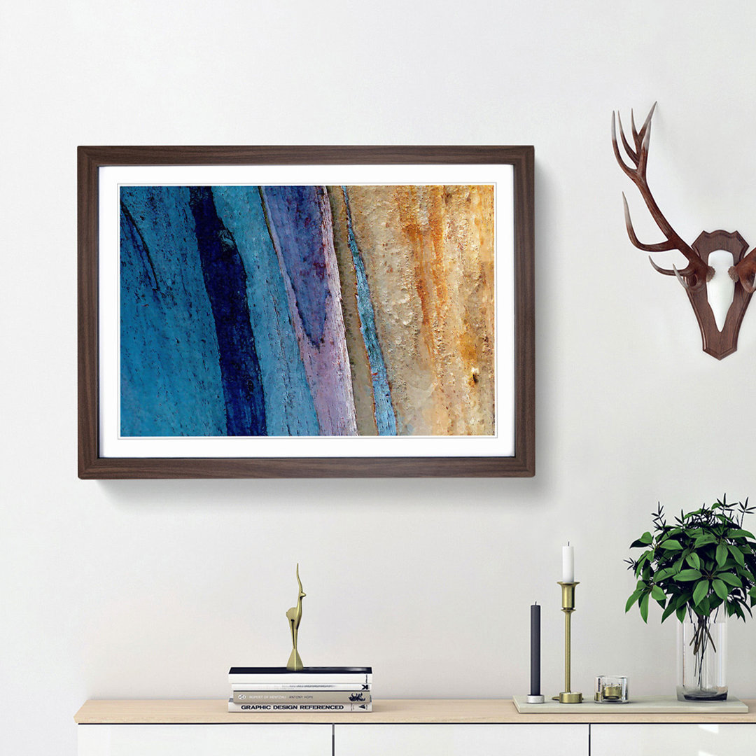 Goodbye to You in Abstract - Picture Frame Painting Print