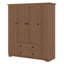 Armoire penderie 4 portes avec 2 tiroirs-1038355577