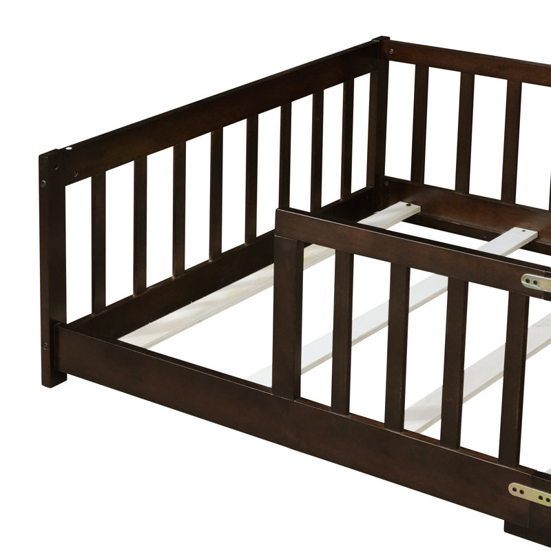 Lit plateforme pour enfant Kolia, Brun