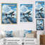 Airoplane Reflection On Mountain Lake - Plane Canvas Print-1356967968-1356967971