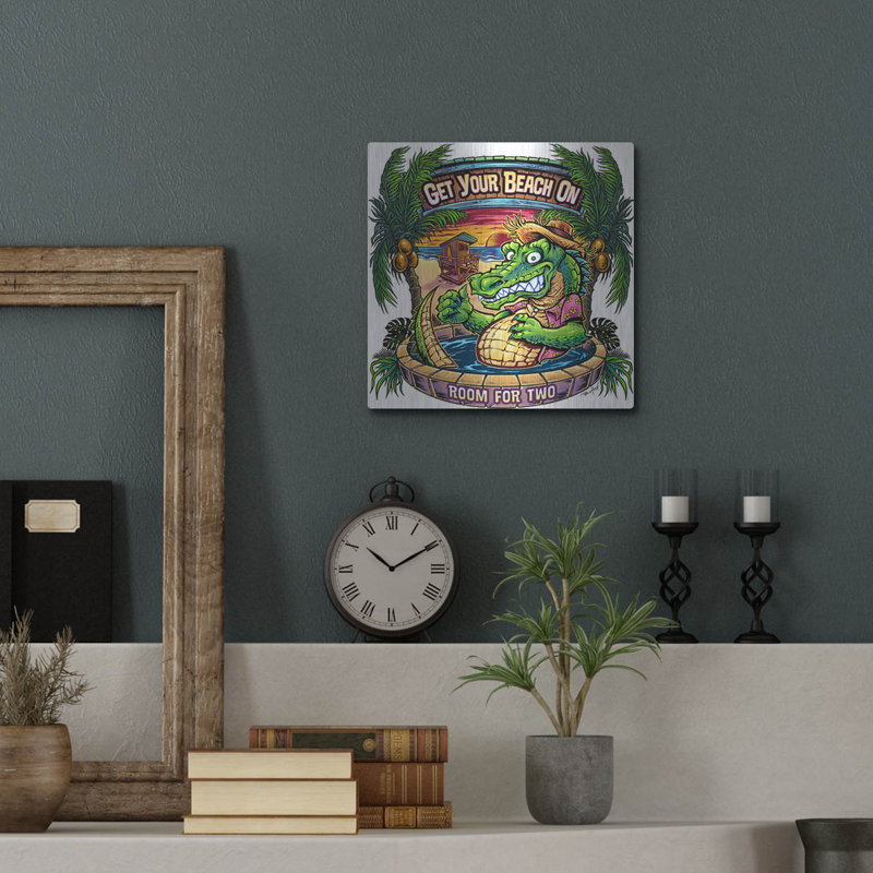 " Gator Full Color " by Flyland Designs, 12" H x 12" W
