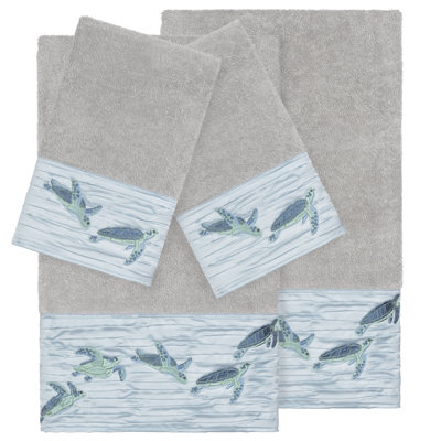 Mia 4 Piece Turkish Cotton Towel Set