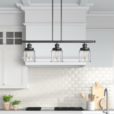 Ballston Urban - Cloche - 3 lumières 36 po pour îlot suspendu - 5 po de diamètre