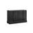 Spacious Storage Sideboards & Buffets, Black Mdf Modern Cabinet For Dining