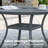 4-Person Round Patio Dining Set With Stackable Textilene Chairs-1610900854