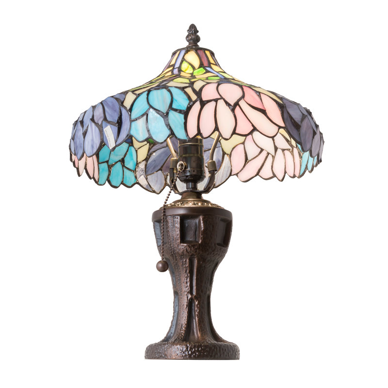 Lampe de table à glycine haute 17 po