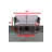 Adolpha Fully Assembled 4 Piece Sectional Seating Group with Cushion